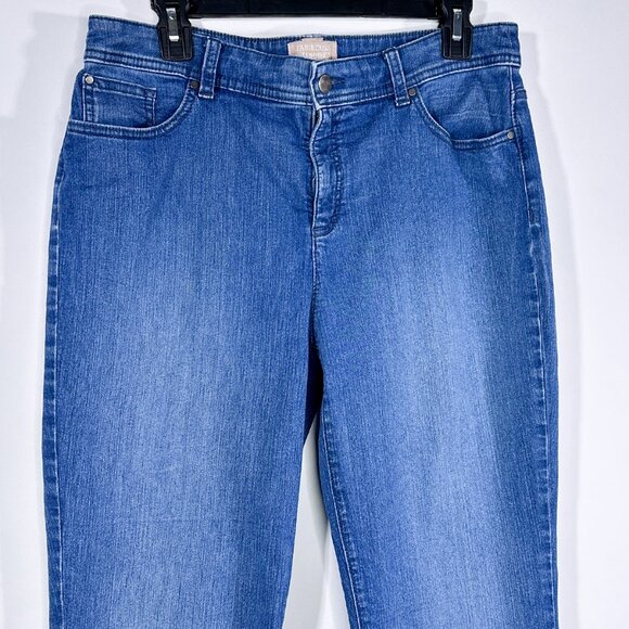 Fabulously Slimming By Chicos Blue Jeans Size Chicos Size 1.5 US Size M 10 - Picture 3 of 17